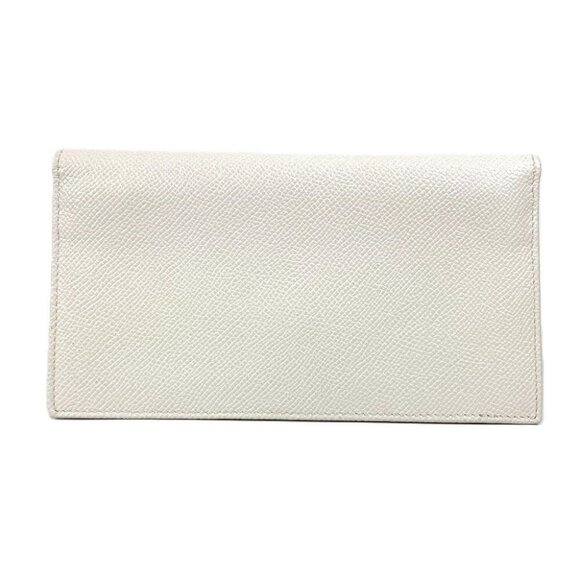 BVLGARI Bulgari Bulgari Logo Clip long wallet bifold Long Wallet Leather White - Picture 3 of 16